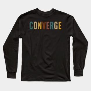 Graphic Colorful Converge Name Birthday 70s 80s 90s Long Sleeve T-Shirt